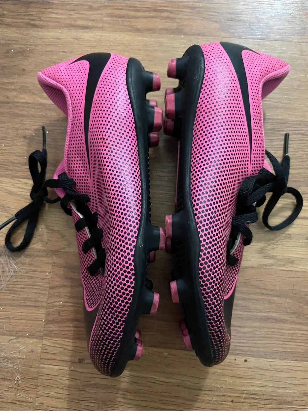Nike Jr. Bravata Il FG Pink Black Soccer Cleats Girls 2.5 youth